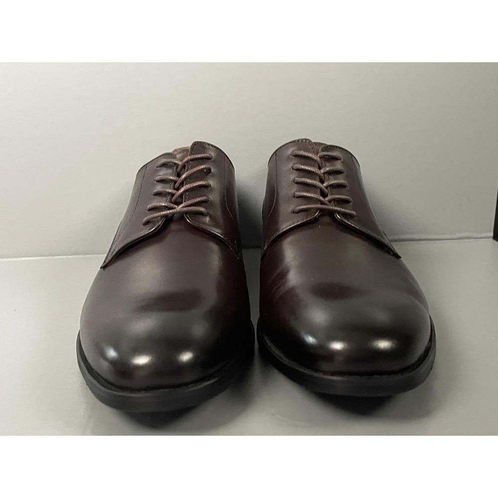 Steve Madden Daxtin Shoes Mens Size 9 Brown Leather Derby Dress Formal - Picture 4 of 10